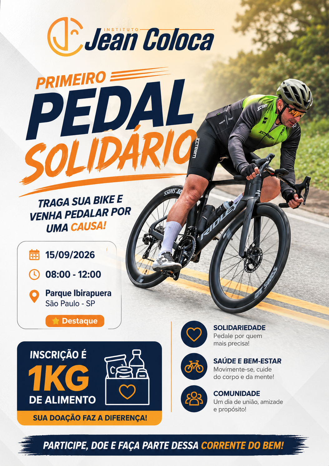 Pedal Solidário - JCC Team